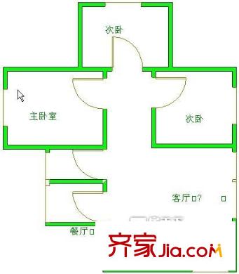 長城小區(qū)戶型圖2 