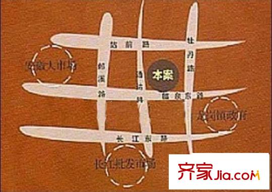 麗水天錦苑交通圖區(qū)位圖