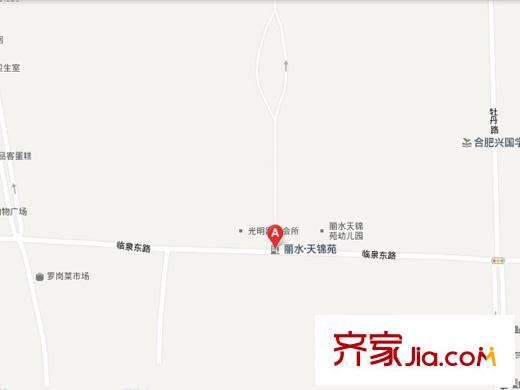 麗水天錦苑交通圖