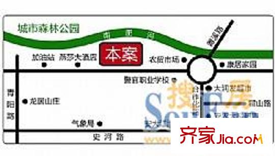 黎陽嘉苑交通圖