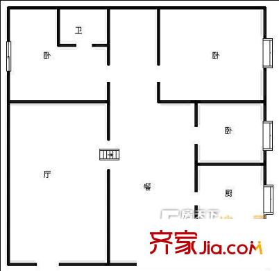 錦怡家園 3室 戶型圖