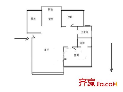 錦怡家園戶型圖l_111bd5f481de4301a0251b9d44c18942 2室2廳1衛(wèi)1廚