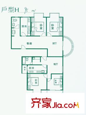 仕嘉名苑 4室 戶型圖