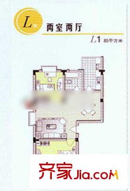 華裕家園 2室 戶型圖