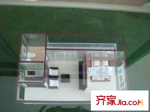 中翔新東城公寓 1室 戶型圖