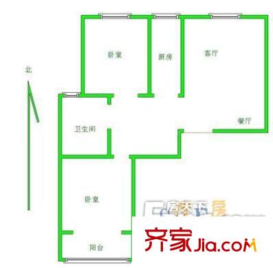 姚公新苑戶型圖1 