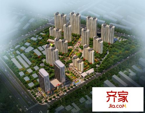 柏莊春暖花開外景圖鳥瞰圖