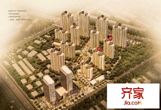柏莊春暖花開外景圖鳥瞰圖