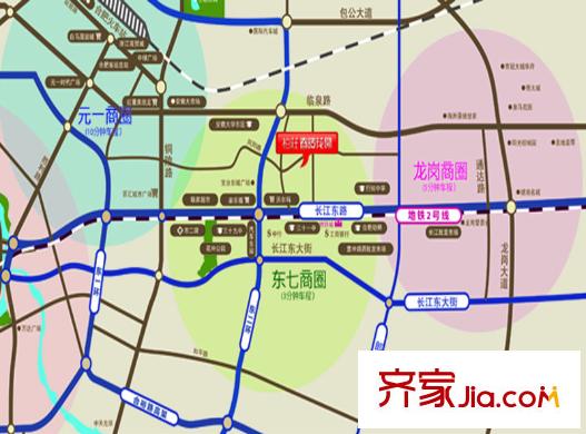 柏莊春暖花開交通圖區(qū)位圖