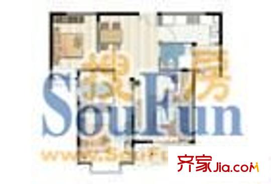 寧國(guó)新村 3室 戶型圖