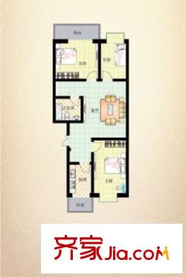勝利新村 3室 戶型圖