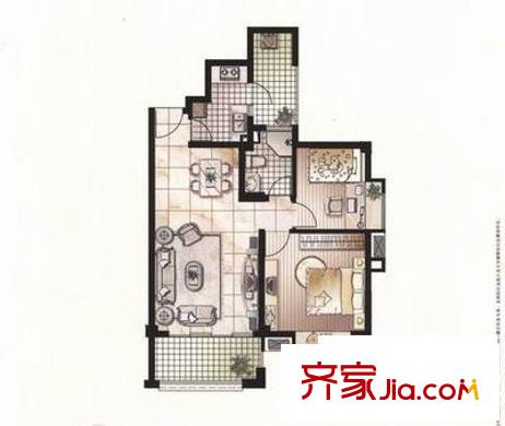 勝利新村 2室 戶型圖