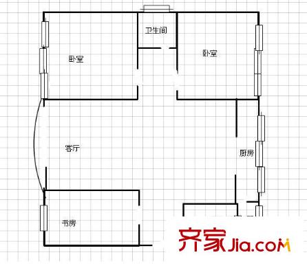 金安花園 3室 戶型圖
