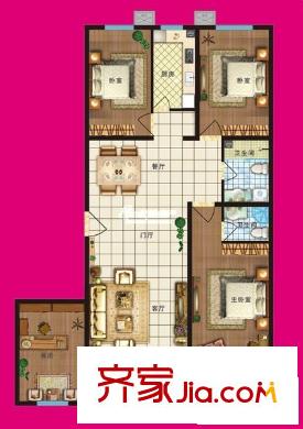 廣利花園 5室 戶型圖