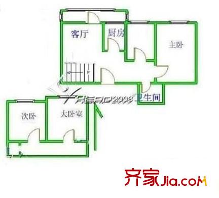 廣利花園 3室 戶型圖