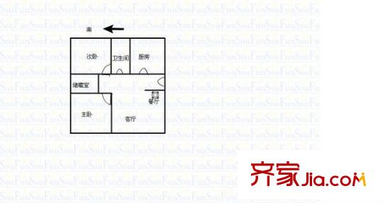 名邦錦繡年華 2室 戶型圖