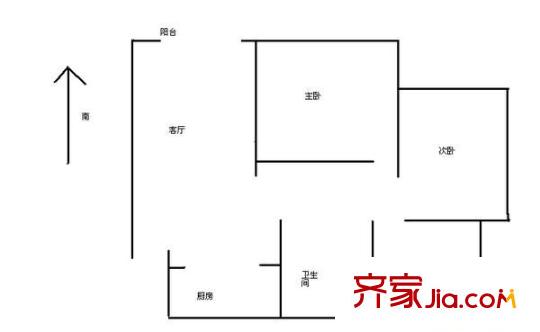 名邦錦繡年華 3室 戶型圖