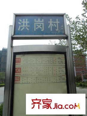 西山銀杏配套圖周邊公交站牌