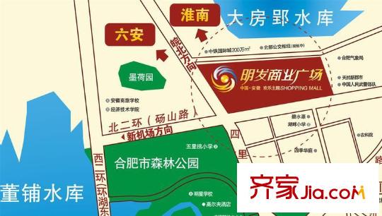 明發(fā)商業(yè)廣場(chǎng)區(qū)位圖