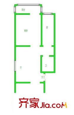 羅馬花園西區(qū)戶型圖羅馬花園二期 4室 戶型圖 4室2廳1衛(wèi)1廚