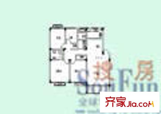 國(guó)安家園戶型圖4室2廳2衛(wèi)1廚