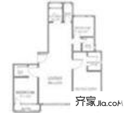 鳳凰城君天下 3室 戶型圖