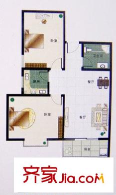 鳳凰城君天下 2室 戶型圖