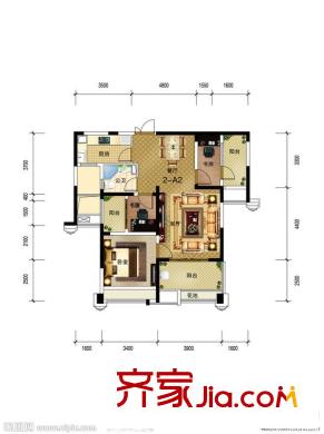 站塘新村 3室 戶型圖