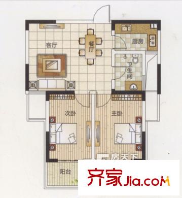 正創(chuàng)上品戶型圖8