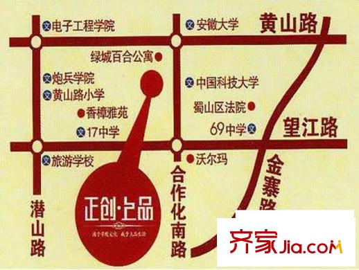 正創(chuàng)上品交通圖交通