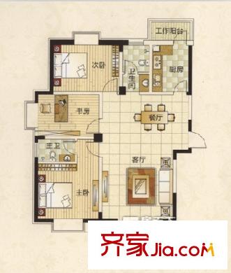 正創(chuàng)上品戶型圖1