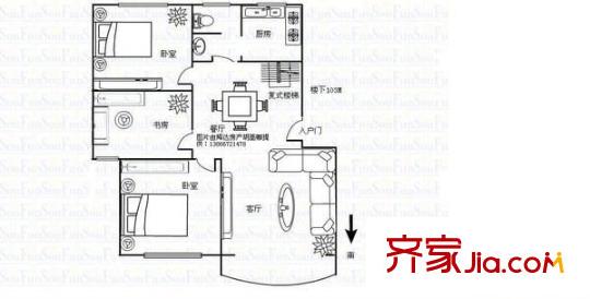 繽紛南國(guó) 4室 戶型圖
