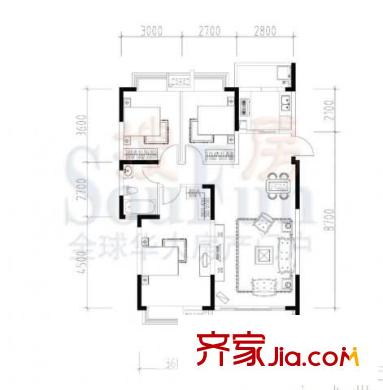 匯林閣 0室 戶型圖
