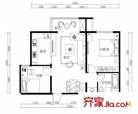 匯林閣 0室 戶型圖