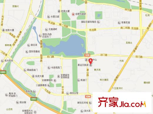 香溢天鵝湖交通圖