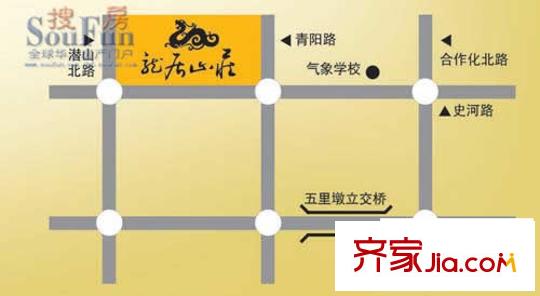 龍居山莊交通圖