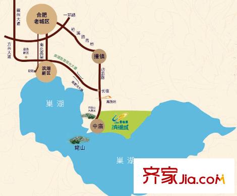 碧桂園濱湖城區(qū)位圖