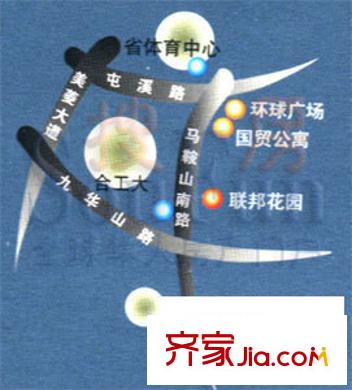 新都會聯(lián)邦花園交通圖