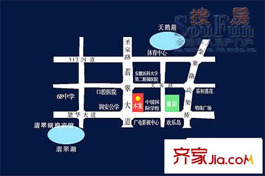 正潤(rùn)凱旋公寓交通圖