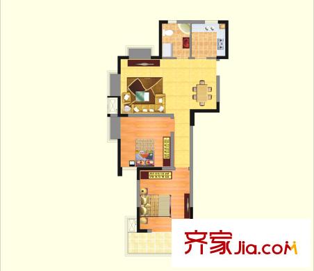 萬聯(lián)春曉翠庭戶型圖萬聯(lián)?春曉翠庭 2室 戶型圖 2室2廳1衛(wèi)1廚