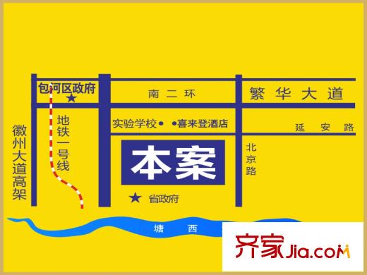 皖都徽韻匯元公寓區(qū)位圖