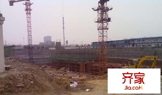文華閣實(shí)景圖整體工程進(jìn)度（2011-03-21）