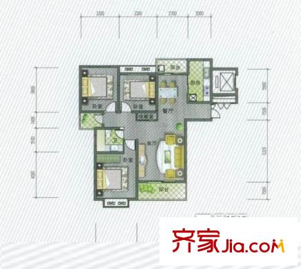 合肥望湖城紫桂苑户型图-齐家网小区库