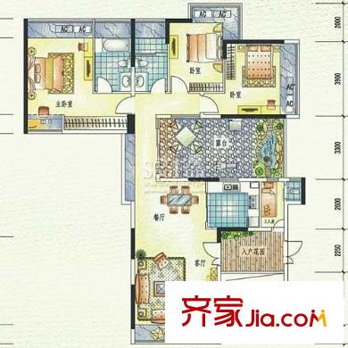 夢園小區(qū) 4室 戶型圖