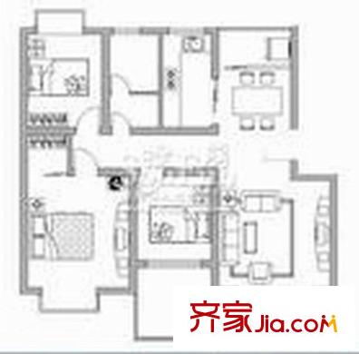 漢嘉都市森林 4室 戶型圖