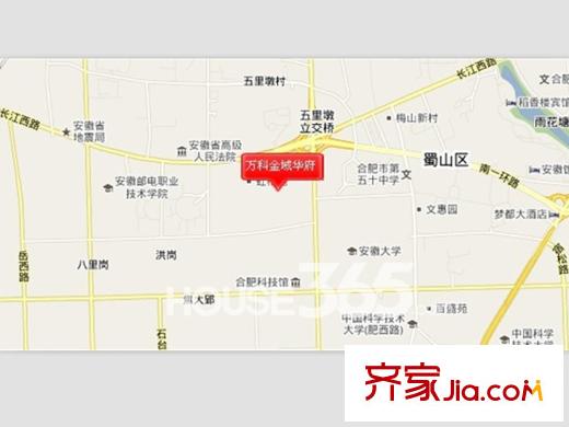 萬科金域華府交通圖區(qū)位