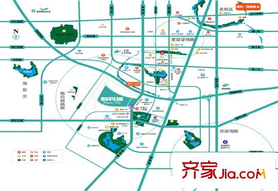 融科城項目區(qū)位圖