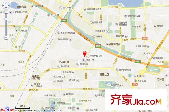 融科城交通坐標圖