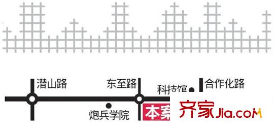 建業(yè)領翔交通圖區(qū)位圖