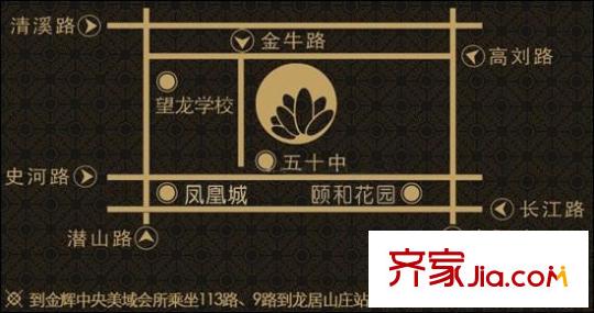 融僑中央美域交通圖區(qū)位圖